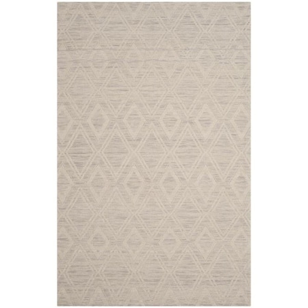 Safavieh 2 ft. 3 in. x 12 ft. Marbella Rectangle Flat Weave Rug Silver & Ivory MRB312A-212